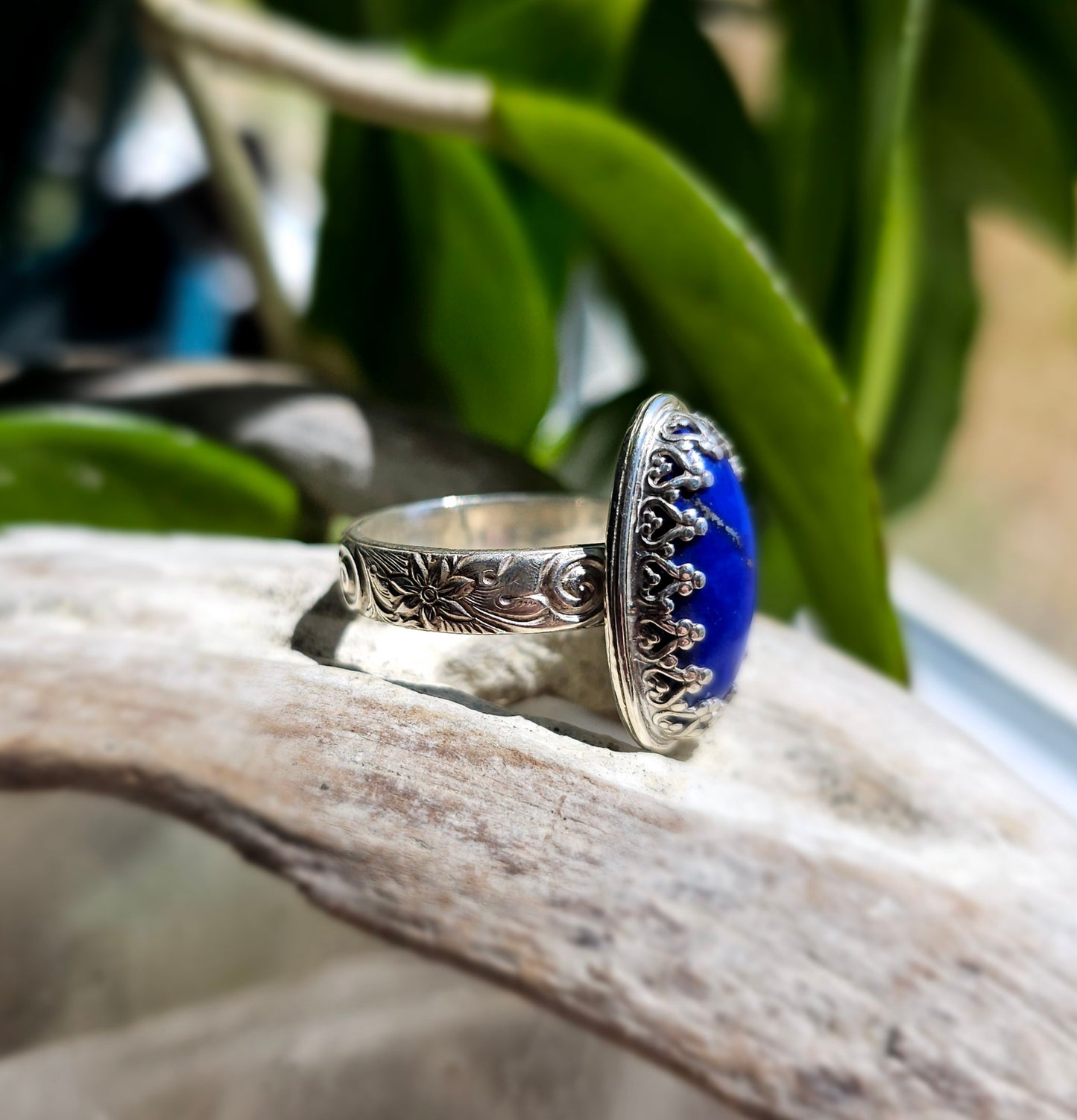 Lapis Lazuli Sterling Silver Ring