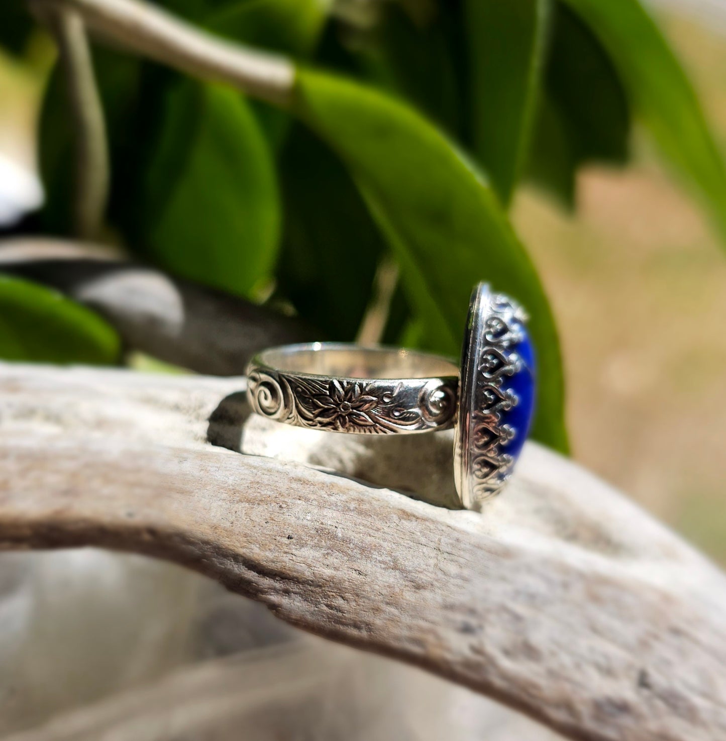 Lapis Lazuli Sterling Silver Ring