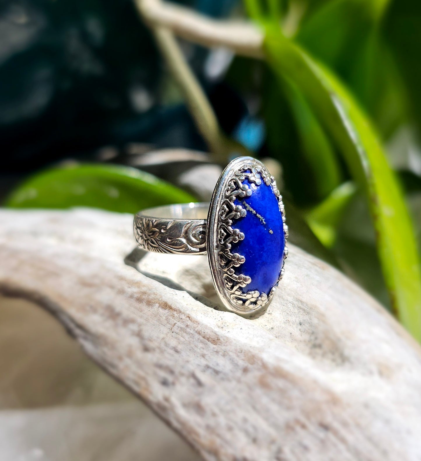 Lapis Lazuli Sterling Silver Ring