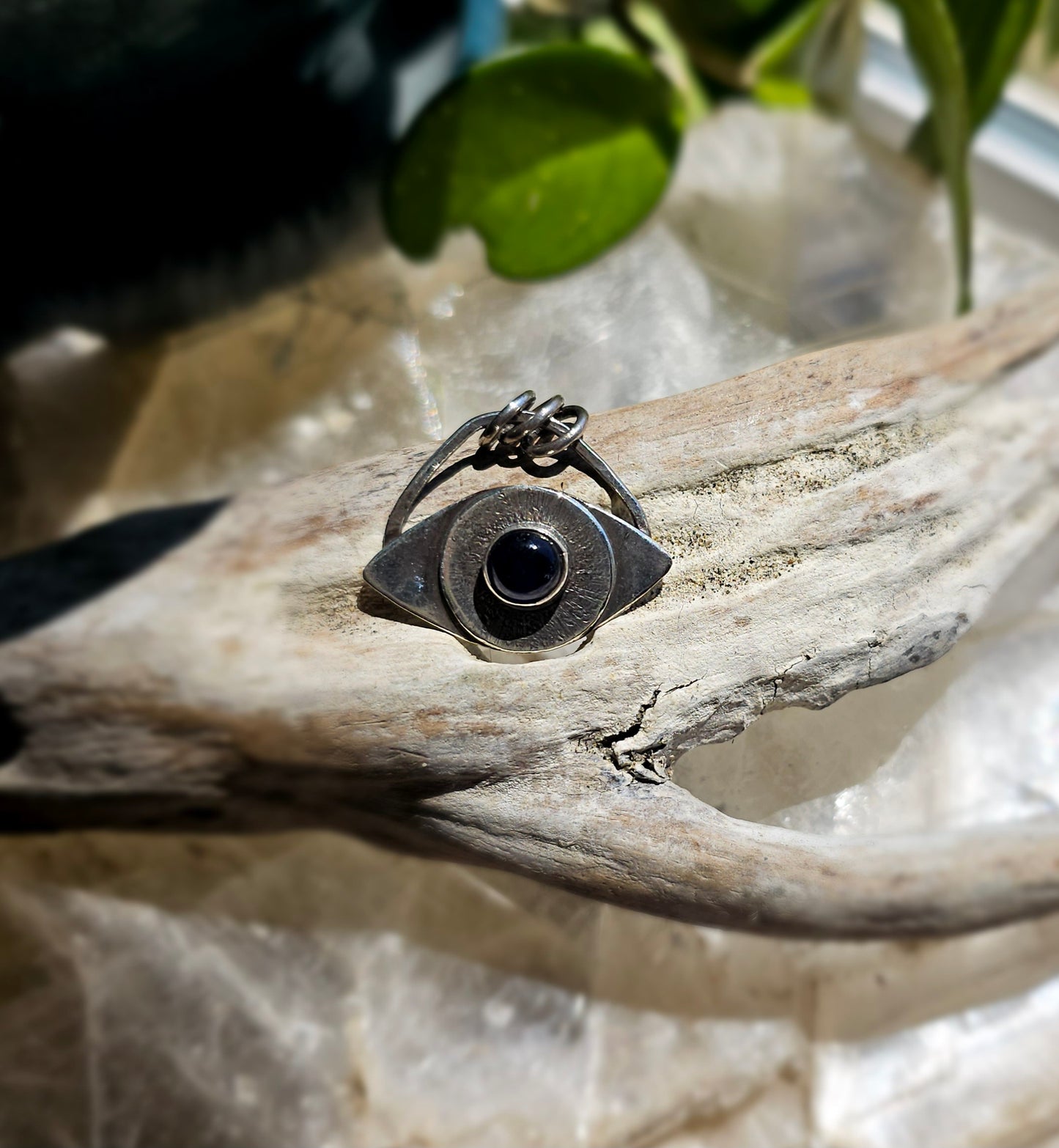 Iolite Eye layering pendant